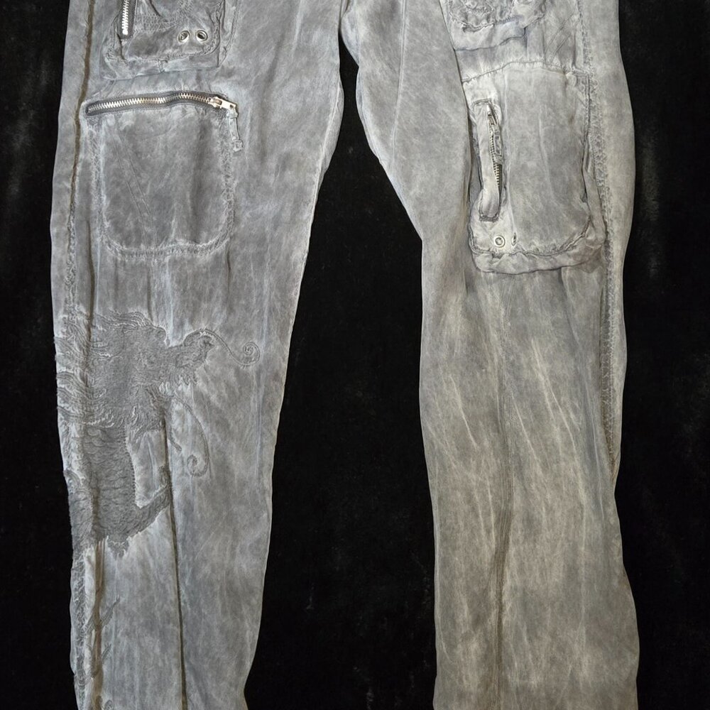 Pete & Greta Embroidered Cargo Pants